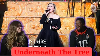 Kelly Clarkson Performs "Underneath the Tree" | Christmas at the Opry | NBC | REACTION!