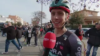 Ide Schelling - Interview at the finish - Volta Ciclista a Catalunya 2023 - Stage 1