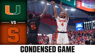 Miami vs. Syracuse Condensed Game | 2023-24 ACC Men’s Basketball