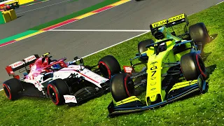 WORST AI DRIVING I'VE EVER SEEN! LAP 1 CRASH! BIG COMEBACK! - F1 2020 MY TEAM CAREER Part 125