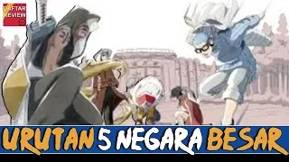 5 Negara Besar era Boruto, Siapa yang Terlemah dan Terkuat