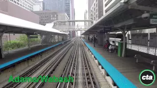 CTA Ride the Rails: Green Line from Harlem to Garfield in Real Time