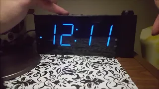 Projection Alarm Clock, 7” Large Digital LED Display & Dimmer Review, GREAT! evenything i was hoping