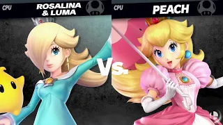 Super Smash Bros. Ultimate - Rosalina & Luma vs Princess Peach