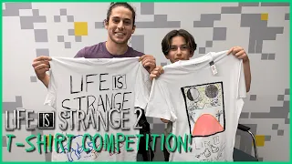 Win a signed Life is Strange 2 T-shirt by Gonzalo (Sean) or Roman (Daniel)!