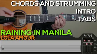 Lola Amour - Raining In Manila Guitar Tutorial [INTRO, CHORDS AND STRUMMING + TABS]