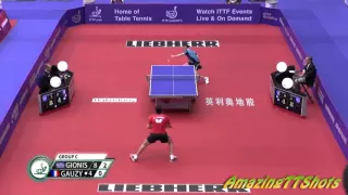 Table Tennis 2015 World Cup Simon Gauzy  - Panagiotis Gionis