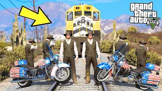 ВЕЛИКОЕ ОГРАБЛЕНИЕ ПОЕЗДА в GTA 5! (Моды ГТА 5)