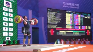Алексей Мжачик (BLR) - Men +109kg, Group B, IWF World Championships, Ashgabat 2018