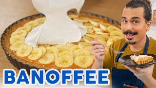 [Subtitled] No Oven, Yes Banana!: Banoffee Pie Recipe (Dessert Recipes)