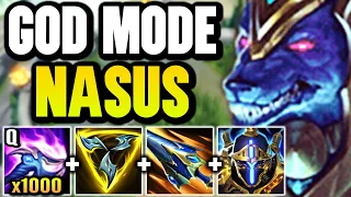 UNLOCK LITERAL GOD-MODE WITH THIS NASUS BUILD! (1000 Q STACKS = INSTANT ONE SHOTS)