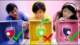 TANTANGAN MINUMAN MISTERI !! PRANK LUCU MINUMAN ENAK & TIDAK ENAK DALAM 1 WARNA! CnX Adventurers