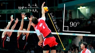 Top 20 Incredible Angle Of Attack | Super Volleyball Spikes | 3rd Meter Spike