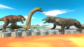 Dinosaurs Battle With Komodo Dragons - Dinosaur VS Animal