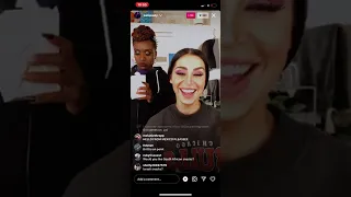 Sam Pauly instagram live with Brittany Mack 29/01/22