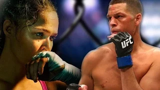 Nate Diaz tells he had hard time to keep from tapping to Ronda Rousey. &more