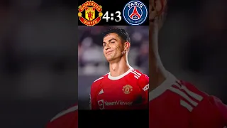 Manchester united 🆚 PSG imaginary penalty shootout #football #ronaldo #youtube #cristianoronaldo