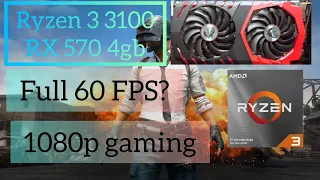 Ryzen 3 3100 + RX 570 || 25 games tested 2020 ||