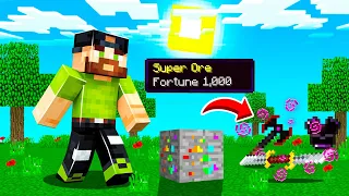 Minecraft, but all ORES are SUPER ORES
