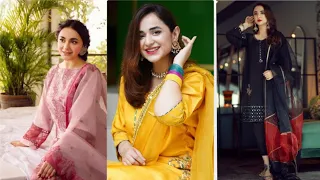 Dresses Of Beautiful Yumna Zaidi||  Yumnah Zaidi's Dressings