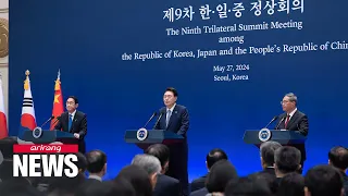 S. Korea, Japan, China agree Korean Peninsula peace is 'common responsibility'...