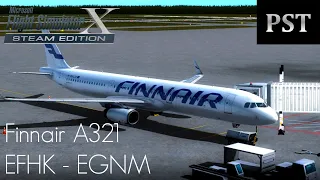 FSX:SE | Finnair Aerosoft A321 | EFHK - ENGM