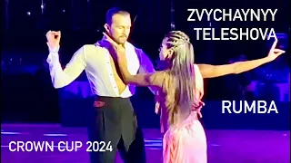 Pavel Zvychaynyy - Polina Teleshova | Rumba | Crown Cup 2024