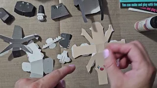 Assembling Jhope's JitB Paper Doll