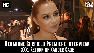 Hermione Corfield Premiere Interview - xXx: Return of Xander Cage