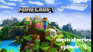 new house in Minecraft || survival series episode 2