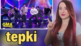 Stray Kids perform 'Lose My Breath' on 'GMA' Tepki | KPOP TEPKİ | KPOP REACTION | SKZ