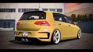 Euro Truck Simulator 2 Car Mods (Volswogen Golf R400+ Popcorn Sound) Amazing sound but...