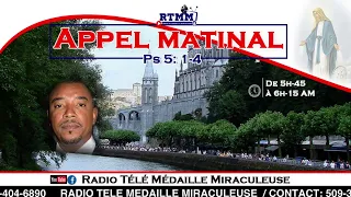 APPEL MATINAL 13/05/2021  FR KIVENS MORETTE ( I DON'T OWN ANY COPYRIGHT TO THESE SONGS)