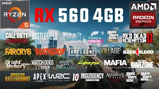 RX 560 4GB Test in 30 Games in 2021