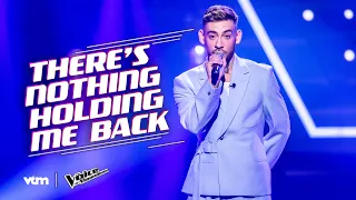 Mauro - 'There's Nothing Holding Me Back' | The Blind Auditions | The Voice van Vlaanderen | VTM