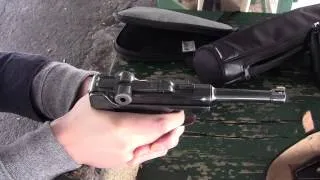 Shooting my WWI German P08 Luger