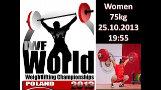 2013 World Weightlifting Championships – Women's 75 kg