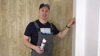 How to arrange the joint between the laminate and the wall. All ways