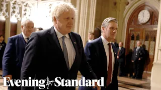 Queen's Speech: Boris Johnson and Keir Starmer clash in Commons debate