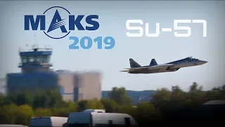 SU 57 Performance At MAKS Air Show