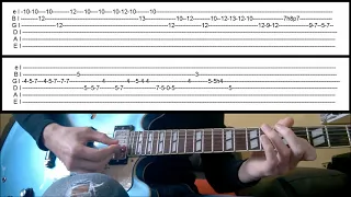 Cat Stevens Father and Son guitar solo with Tabs