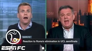 ESPN FC crew gets heated over Roma-Liverpool Champions League refereeing controversy | ESPN FC