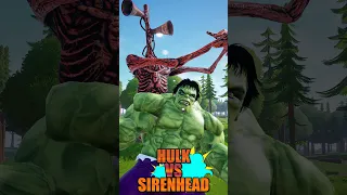 Hulk Vs Siren Head | Hulk Fight | SCP-096 vs Siren head | Learn & Fun TV | You Tube Shorts