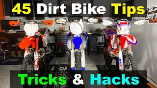45 of The BEST Dirt Bike Hacks, Tips, and Tricks - Why aren't you doing THESE?