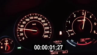 BMW F30 320d 220PS Chip  Acceleration 0-100 Km/h  / 5,5 sec 220KM