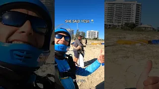 Surprise proposal skydive on the Gold Coast