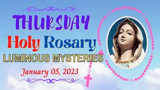 THURSDAY HOLY ROSARY |  LUMINOUS MYSTERIES | JANUARY 05, 2023 #quotesforeveryone #virtualrosary