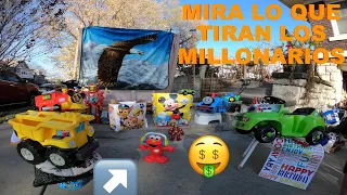 LO QUE TIRAN EN USA LOS MILLONARIOS EP:302 VENTA DE GARAGE EN USA YARD SALE