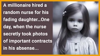 Millionaire hired a nurse for fading daughter…when she secretly photographed important contracts