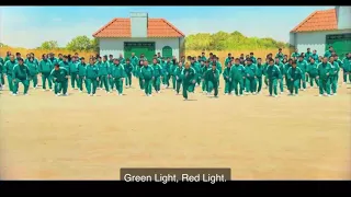 🦑Squid game’s first game | green light, red light | 궁화 꽃 이 피었 습니다 Mugunghwa Kkoci Pieot Seumnida